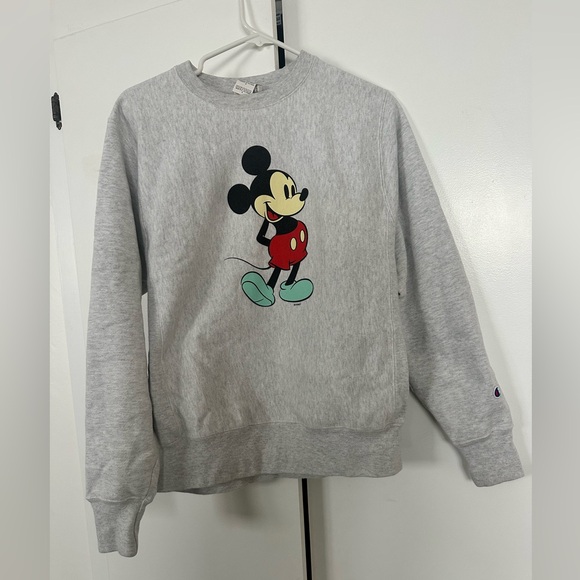 Champion Crewneck Disney Mickey Mouse sweatshirt Disney World Disneyland - Picture 3 of 5